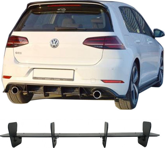 Carner Difuzor de Autoturism Partea din spate Bumper suplimentar Compatibil cu Volkswagen Magazin online de golf VII (7.5) 17-20 Facelift pentru GTI Versiunea Mat Black 4 Baruri
