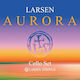 Larsen Aurora 3/4 Medium Μονές Χορδές Steel Τσέλου 4τμχ 1/2