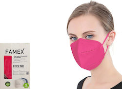 Famex Particle Filtering Half Mask FFP2 NR Dark Pink 1τμχ