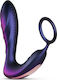 BigBuy Black Hole Vibrating Cock Ring Schwanz mit Analplug Lila
