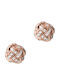 Emporio Armani Sentimental Earrings made of Silver Gold Plated with Stones