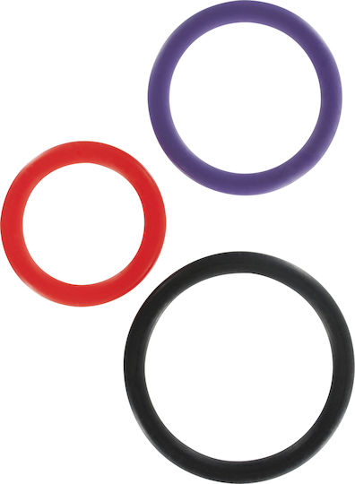 ToyJoy Triple Rings Multicolor