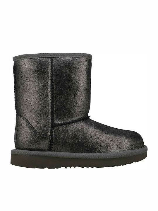 Classic II Suede Kids Boots Black
