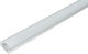 Elmark External Aluminum Profile for LED Strip with Opal Cover 100x1.5x0.6cm