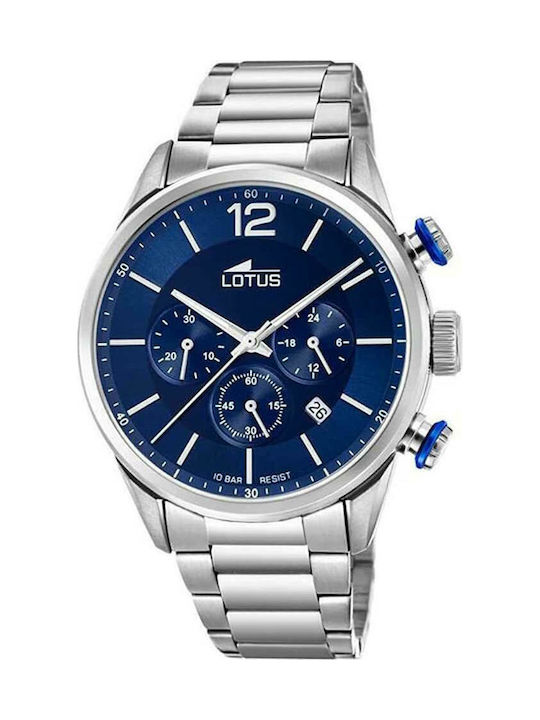 Lotus Watches Мъжки Часовник 43мм Хронограф На ...