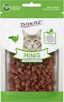 Dokas Minis Snack-Leckereien mit Huhn Hühnerbrust & Lachs für Erwachsene Katzen 30gr 20.97.204142