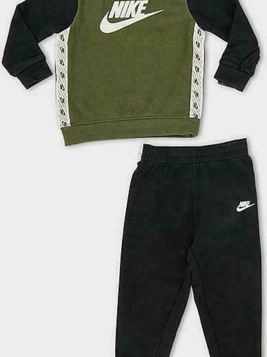 Nike Παιδικό Σετ Φόρμας Πράσινο 2τμχ