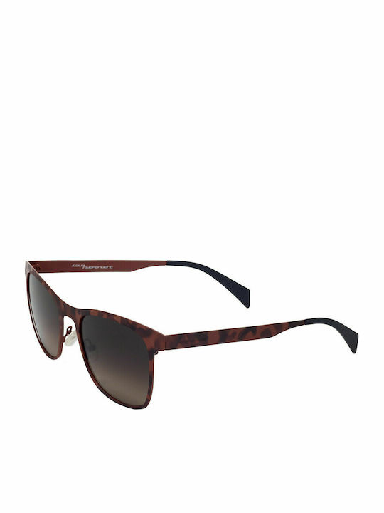 Italia Independent Sunglasses with Brown Plastic Frame and Brown Lens 0024.092.000