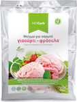 NoCarb Bio-Produkt Mischung für Speiseeis mit Geschmack Strawberry Glutenfrei 120gr