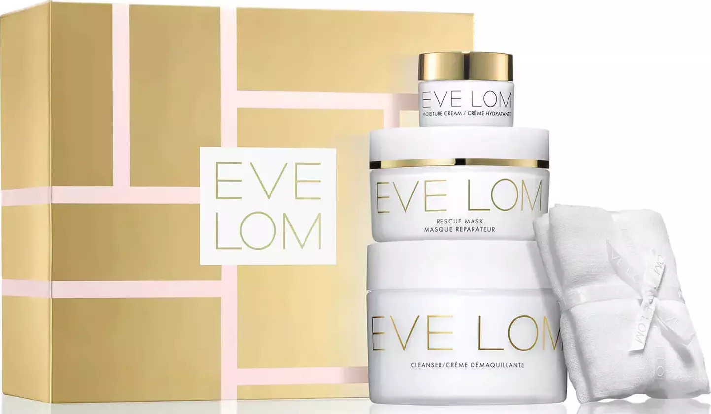 Eve Lom Holiday Deluxe Hut Group Exclusive Rescue Ritual Gift Set