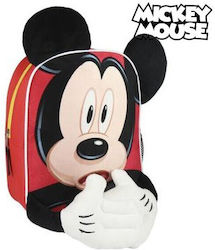 Mickey Mouse Clubhouse Mickey Mouse Schulranzen Rucksack Kindergarten in Rot Farbe L23 x B9 x H28cm