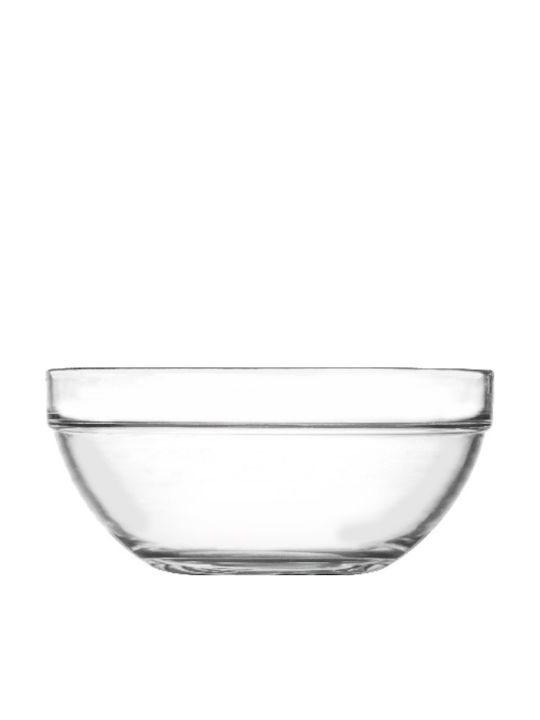 Uniglass Salad Bowl Glass Transparent 22x22cm 1pcs