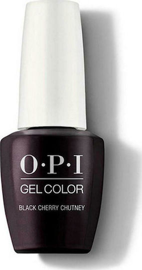 OPI Gel Colour Halb-permanenter Nagellack Black Cherry Chutney Schwarze Kirsch-Chutney 15ml 1Stück