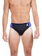 Phoenix Splice Ανδρικό Μαγιό Slip Black / Blue / Red με Ρίγες