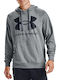 Under Armour Rival Herren Sweatshirt mit Kapuze und Taschen Gray