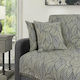 Homeline 6028 Ριχτάρι Τριθέσιου Καναπέ Chenille 180x300εκ. Εκρού