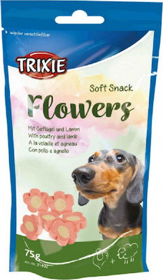 Trixie Soft Snack Flowers Biscuiți pentru cățeluși cu Miel și Pui 75gr 31492