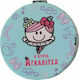 CHartini Poli Makeup Mirror Purse Mrs. Agalitsa Mirror 7cm (Random Selection)