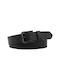 Levi's Men's Leather Wide Belt Black