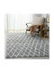 Saray Home Moroccan Rug Rectangular Shaggy Grey / Ivory