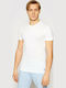 Men's Undershirts Short-sleeved in White Color 3Pack
