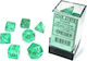 Chessex Luminary Light Green/Gold Polyhedral 7-...