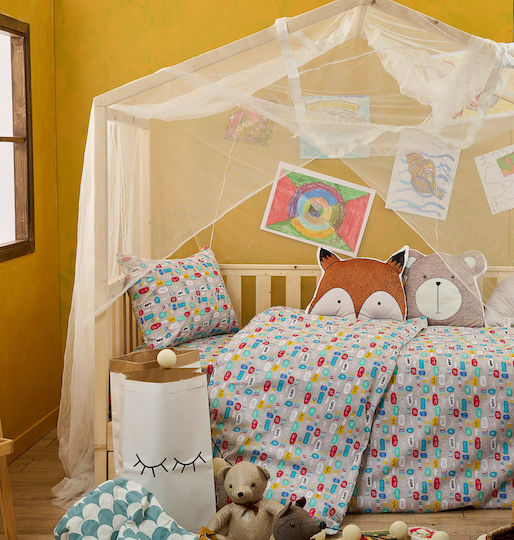 Cokitex Sheet Set Single Cotton Texts 160x240cm 3pcs