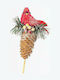 Eurolamp Christmas Decorative Plastic Pine Length 40cm 65 Pieces Brown