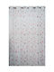 My Home Luxury Kinder Vorhang Kids Stars mit Haken Bordeaux A418-13 260x280cm