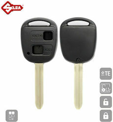 Silca Car Key Shell with Blade with 2 Buttons for Toyota με Λεπίδα & 2 Κουμπιά