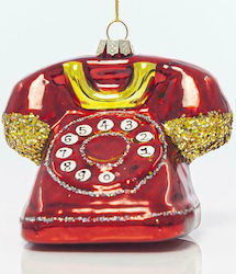 Glass Red Ornament 8.4x9.2cm Glass Red Ornament 8.4x9.2cm