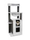 Trixie Leandro Scratching Post Cat Trees Gray 8 levels 63x50x163cm