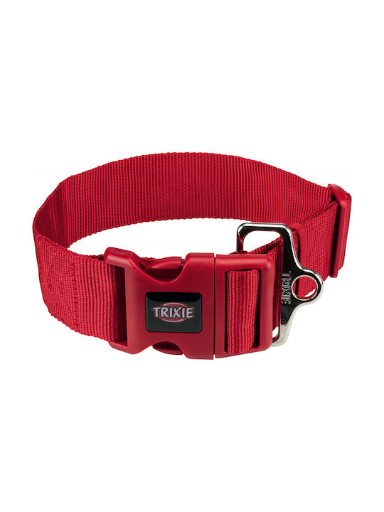 Trixie Premium Dog Collar in Red color Collar Medium/Large 40-60cm/50mm Large / Medium