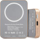 Guess GUPBMSVSLG Magnetic Wireless Power Bank 3000mAh 5W Χρυσό