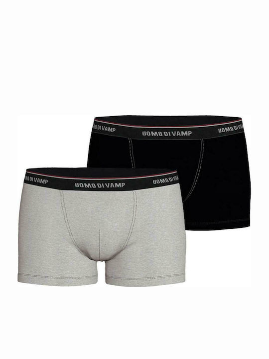 Ανδρικά Μποξεράκια Μαύρο / Γκρι 2Pack