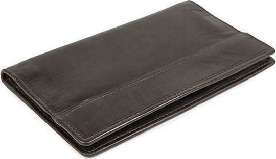 Fetiche Leather Καπνοθήκη από Καφέ Δερματίνη με Μαγνητικό Κούμπωμα