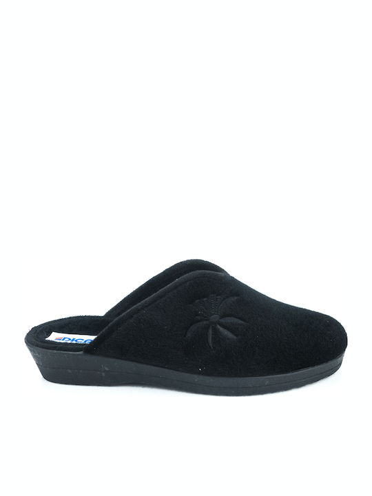 Dicas 47987 Winter Damen Hausschuhe Schwarze