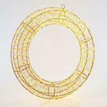 Eurolamp Christmas Metal Lighted Decorative Wre...