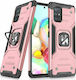 Wozinsky Ring Armor Umschlag Rückseite Kunststoff Rosa (Galaxy A71)