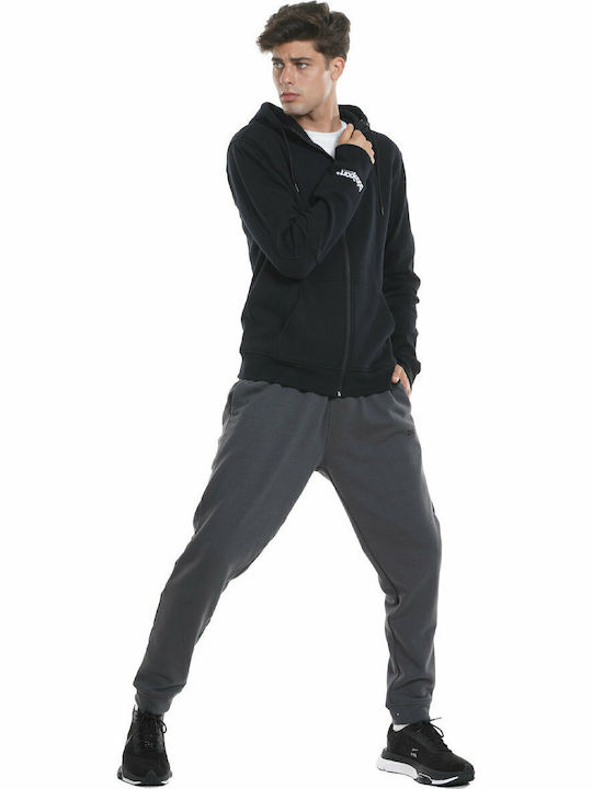 Body Action Black Hooded Cardigan