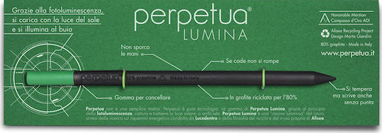 Perpetua Lumina Pencil with Eraser Green