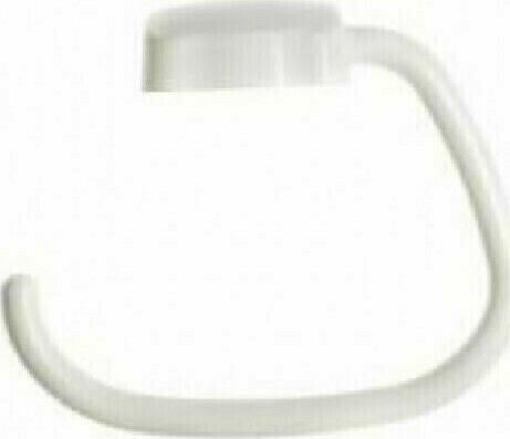 Cyclops V5263 Κρίκος Μπάνιου Μονός με Βίδες ​23x23cm Λευκός