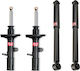 Kayaba Excel G Set Shock Absorbers Air Oil 1pcs for Citroen Berlingo 2003-2008