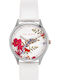 Ted Baker Belgravia Women's Watch with White Leather Strap