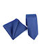 Legend Accessories Herren Krawatten Set Synthetisch Gedruckt Royal Blue