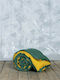 Nima Duvet Cover Set Queen with 2 Pillowcases 220x240 Abalone Green / Mustard Beige