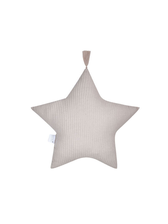 Kentia Kids Star Throw Pillow Starla 50x50cm Gray