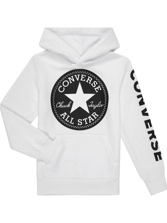 Converse Παιδικό Φούτερ με Κουκούλα και Τσέπες ...
