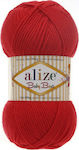 Alize Synthetic Knitting Yarn Baby Best 56 Κόκκινο 240m 100gr