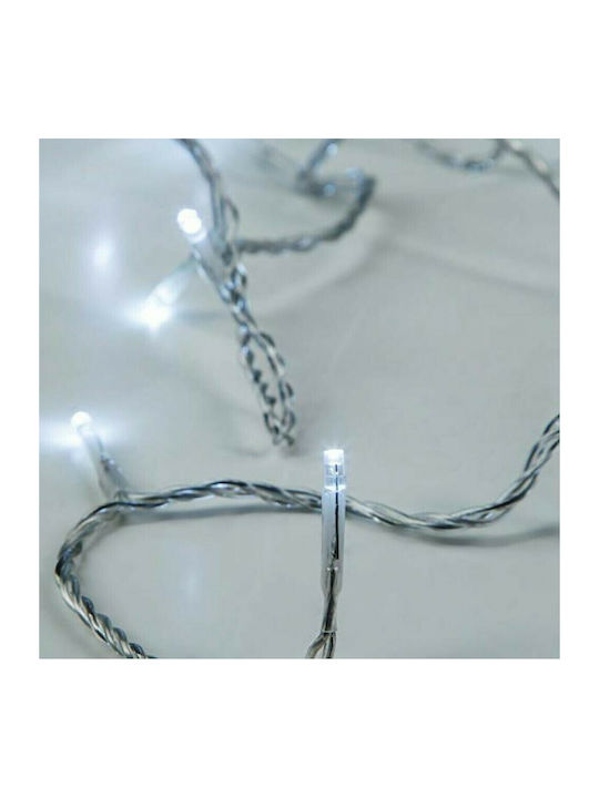 50 Λαμπάκια LED 4.9μ. Λευκά Μπαταρίας σε Σειρά